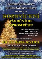 Rozsvícení vánočního stromku Zálesní Lhota
