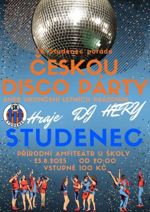 Českou disco párty aneb ukončení letních prázdnin